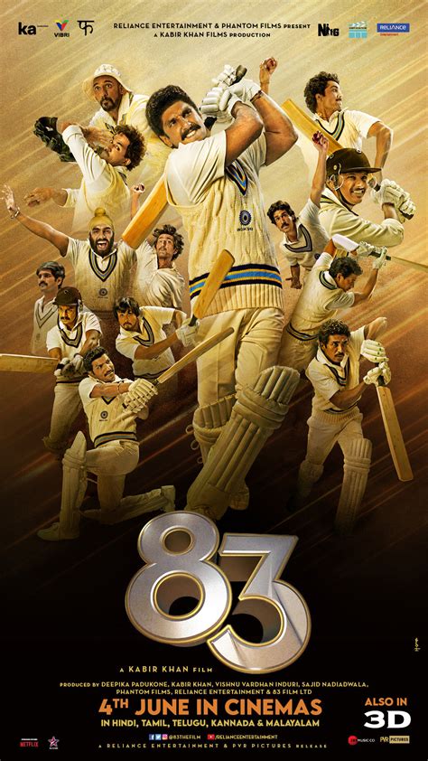 The film &39;83&39; is a victory of the feelings of cricket. . 83 movie 123mkv